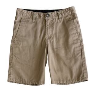 VOLCOM True to This Khaki Shorts Boys Size 25